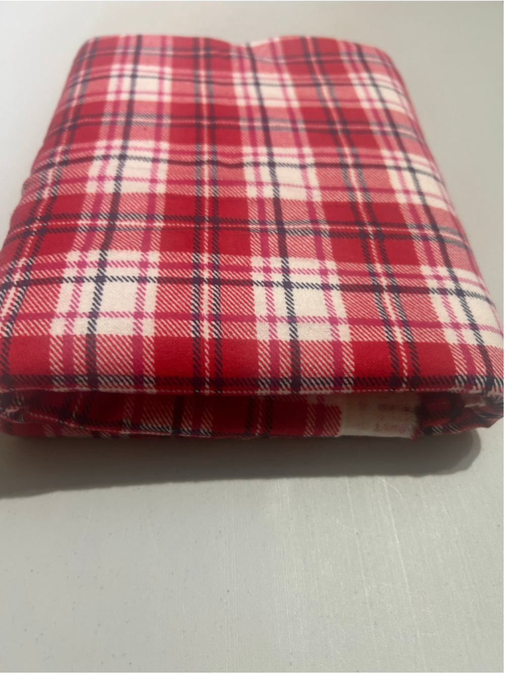 Fabric: 1 Yard 33” Red/Pink/Navy/White Flannel Fabric